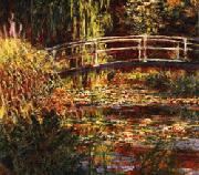 Claude Monet The Water Lily Pond Pink Harmony oil painting reproduction